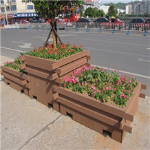 甘肅道路景觀木塑花箱